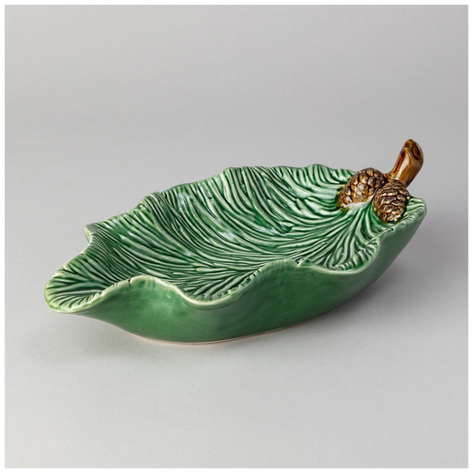 Фото Блюдо green pine 26,5*15,5*6,5 см Lefard (145-204) - интернет-магазин МегаТерем в Москве