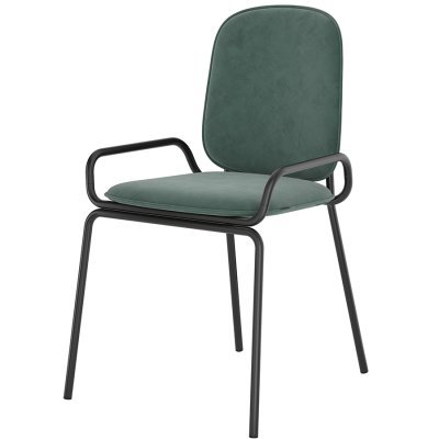 Стул ror, 2 frame, велюр, ч...