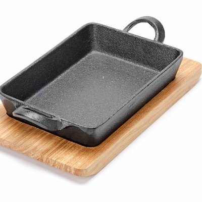 Сковорода чугунная на подст...