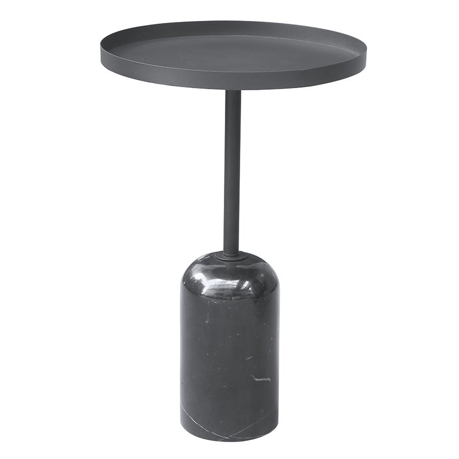 Фото Столик кофейный lars, D40 см, черный (74254) - интернет-магазин МегаТерем в Москве