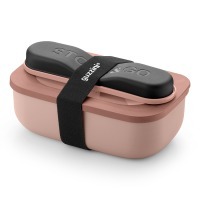Набор из ланч-бокса и приборов store & go, розовый (79090)
