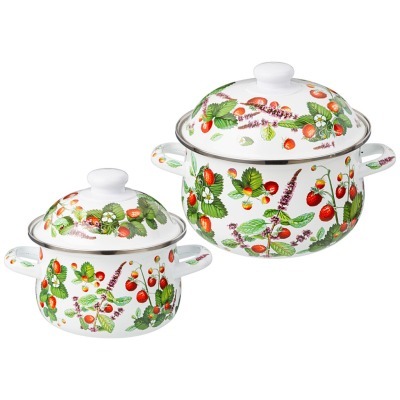 Набор кастрюль agness эмали...