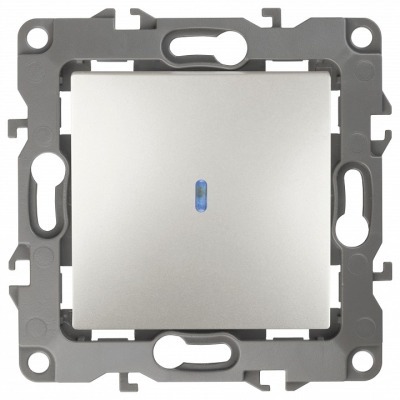 Выключатель одноклавишный с подсветкой без рамки Эра Эра 12 12-1102-15 ER_B0019427