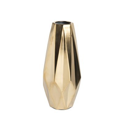Ваза керамическая цвет золо...