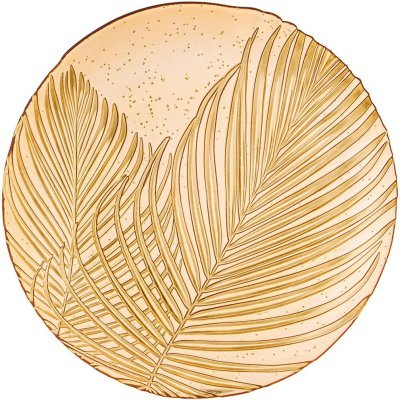 Блюдо "bohemia" amber 33см мал.уп.=6шт. Bronco (336-109)