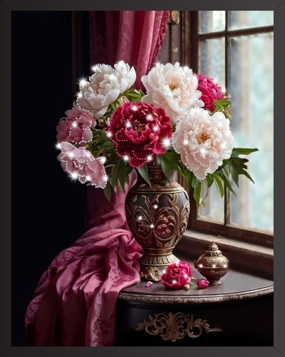 Фото Картина СКАЗОЧНЫЕ ГРЁЗЫ с кристаллами Swarovski (3186) - интернет-магазин МегаТерем в Москве