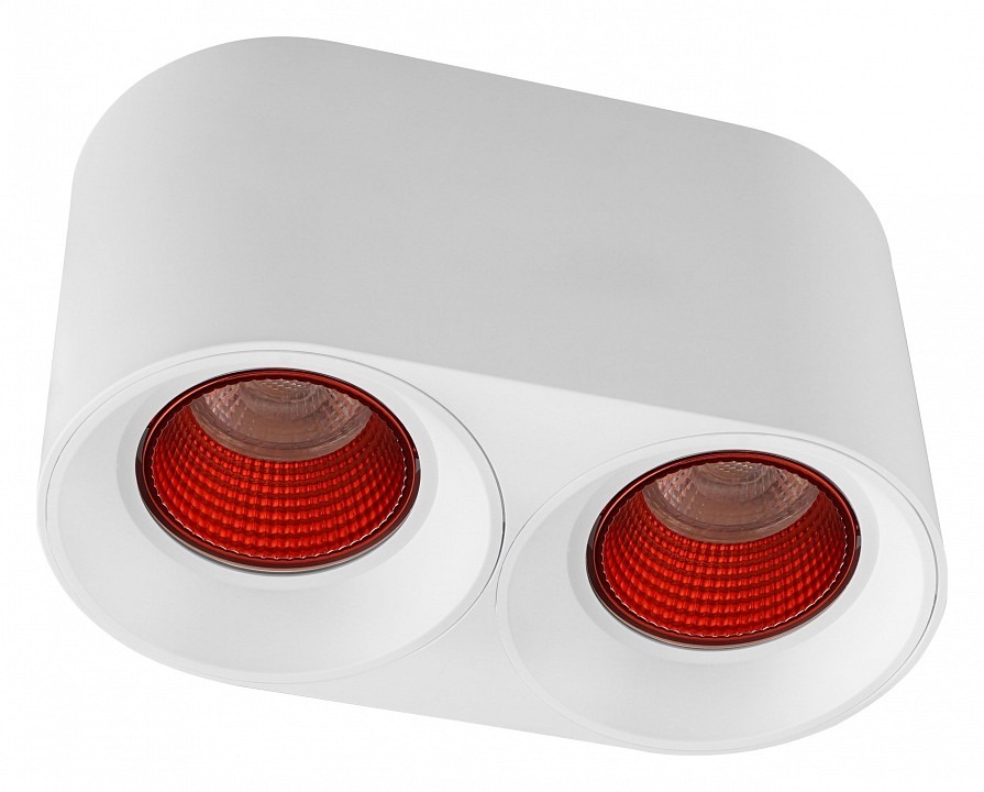 Фото Накладной светильник Denkirs DK3040 DK3096-WH+RD DK_DK3096-WH_RD - интернет-магазин МегаТерем в Москве