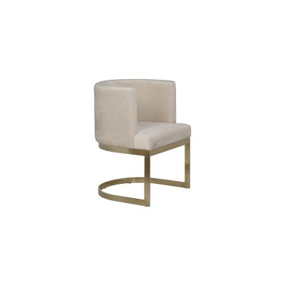 Стул велюр св.бежевый/матов...