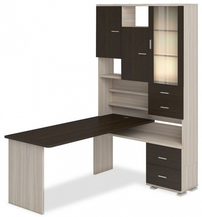 Фото Стол компьютерный Домино СР-620/180 MER_SR-620-180-KVV-PRAV - интернет-магазин МегаТерем в Москве