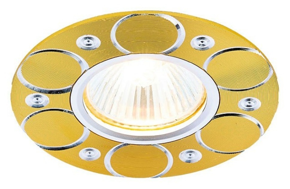 Фото Встраиваемый светильник Ambrella Light Classic A808 A808 AL/G AMBR_A808_AL_G - интернет-магазин МегаТерем в Москве