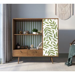 Фото Стеллаж с нишей Berber принт 28 арт BB28/Print_28-ET - интернет-магазин МегаТерем в Москве