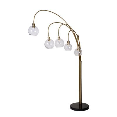 Торшер Grappolo латунь, стекло прозр. 110*h180см (TT-00007797)