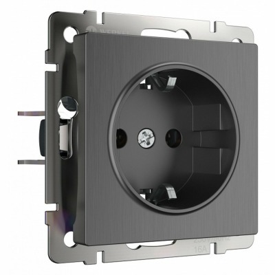 Розетка с заземлением, без ...