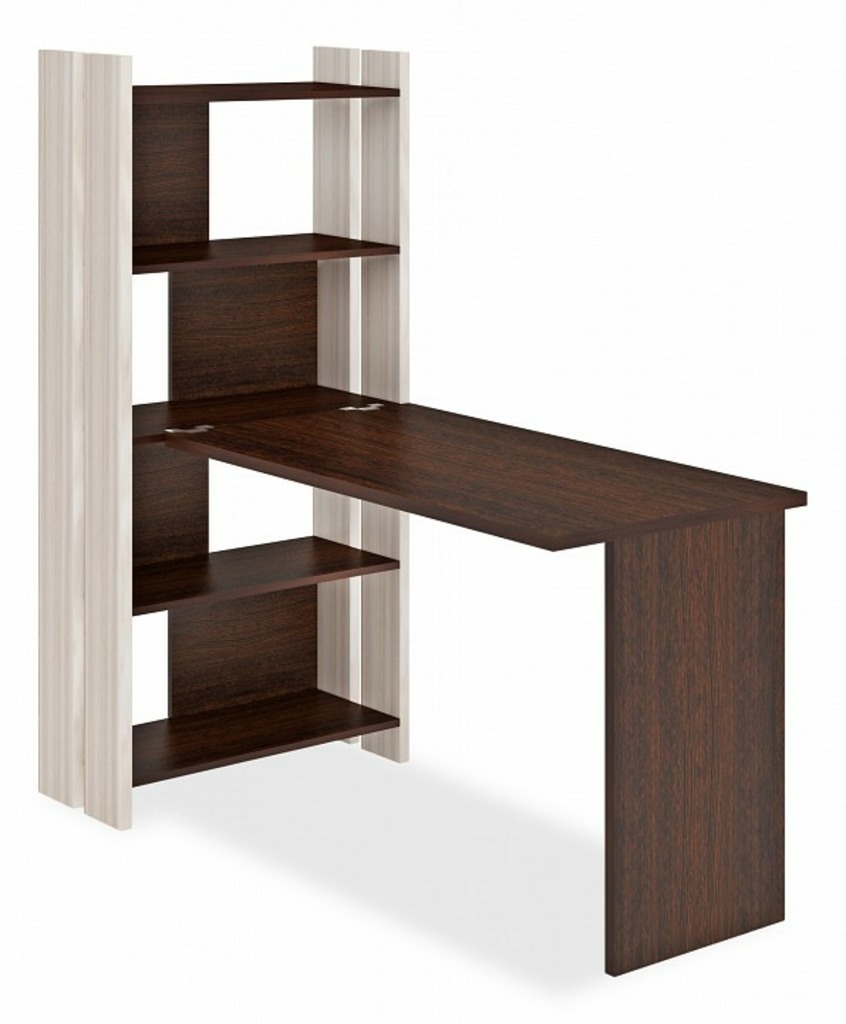 Фото Стол компьютерный Домино Лайт СТЛ-ОВ+С120Прям без тумбы MER_STL-OV-S120Pryam_bez_tumby_KV - интернет-магазин МегаТерем в Москве