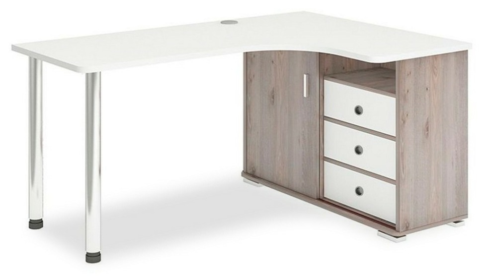 Фото Стол письменный Домино СР-165СМ MER_SR-165SM-NBEBE-PRAV - интернет-магазин МегаТерем в Москве