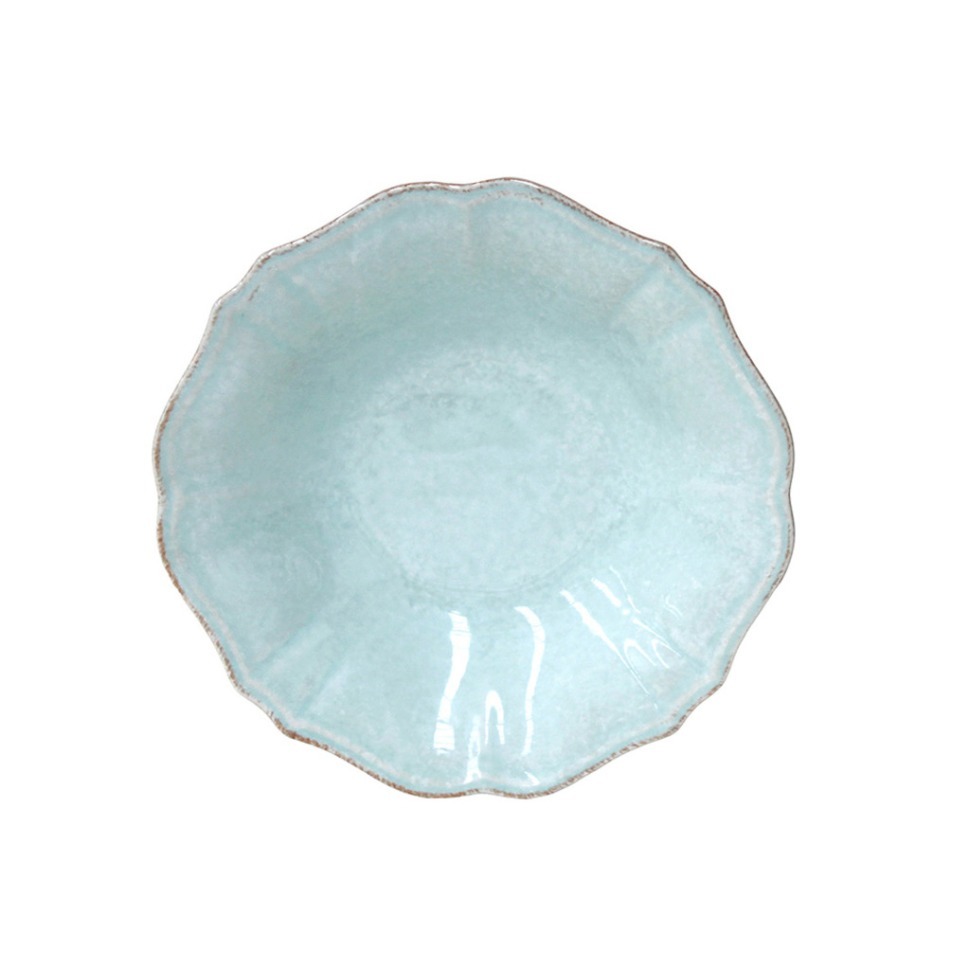 Фото Тарелка IM509-BLU(SP241-00804C), 24 см, керамика, Turquoise, CASAFINA BY COSTA NOVA - интернет-магазин МегаТерем в Москве