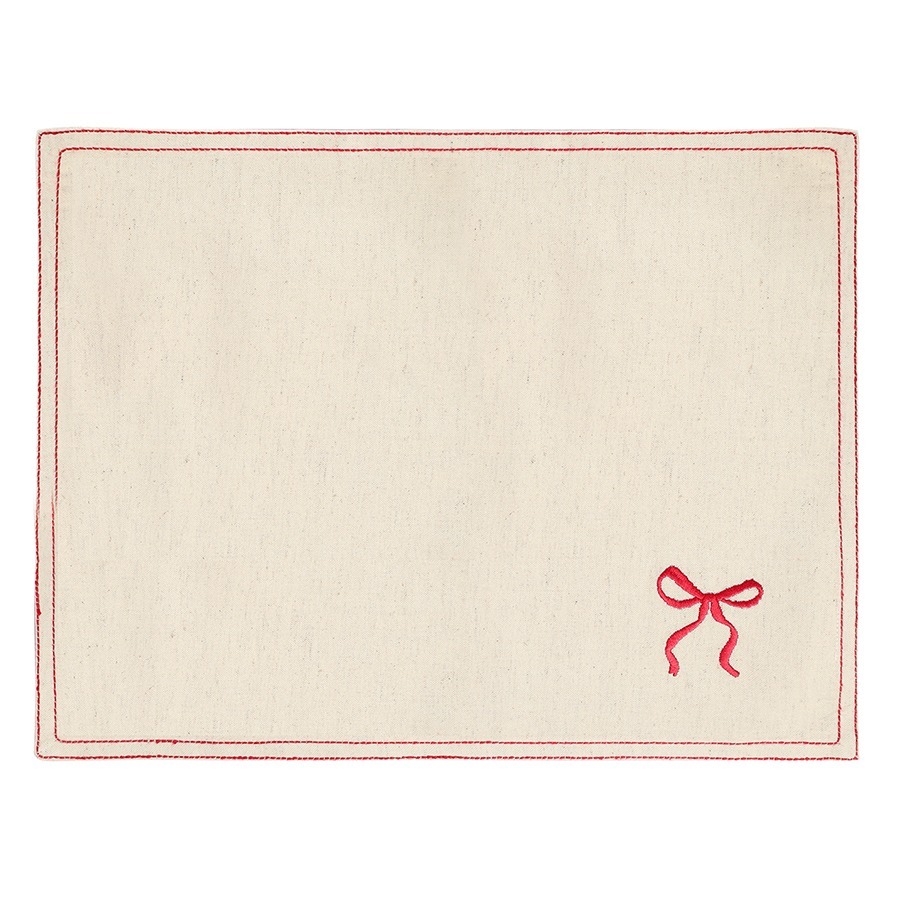 Фото Салфетка под приборы fancy bows бежевого цвета из коллекции essential, 35х45 см (79426) - интернет-магазин МегаТерем в Москве