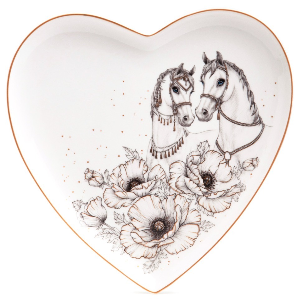 Фото Тарелка lefard top style сердце 21,5*2 см (590-709)  - интернет-магазин МегаТерем в Москве
