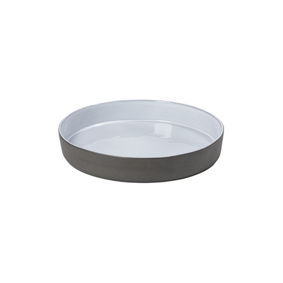 Фото Тарелка 1LOP241e-WHI(1LOP241e-01116I), 24 см, керамика, Grey/white, Costa Nova - интернет-магазин МегаТерем в Москве