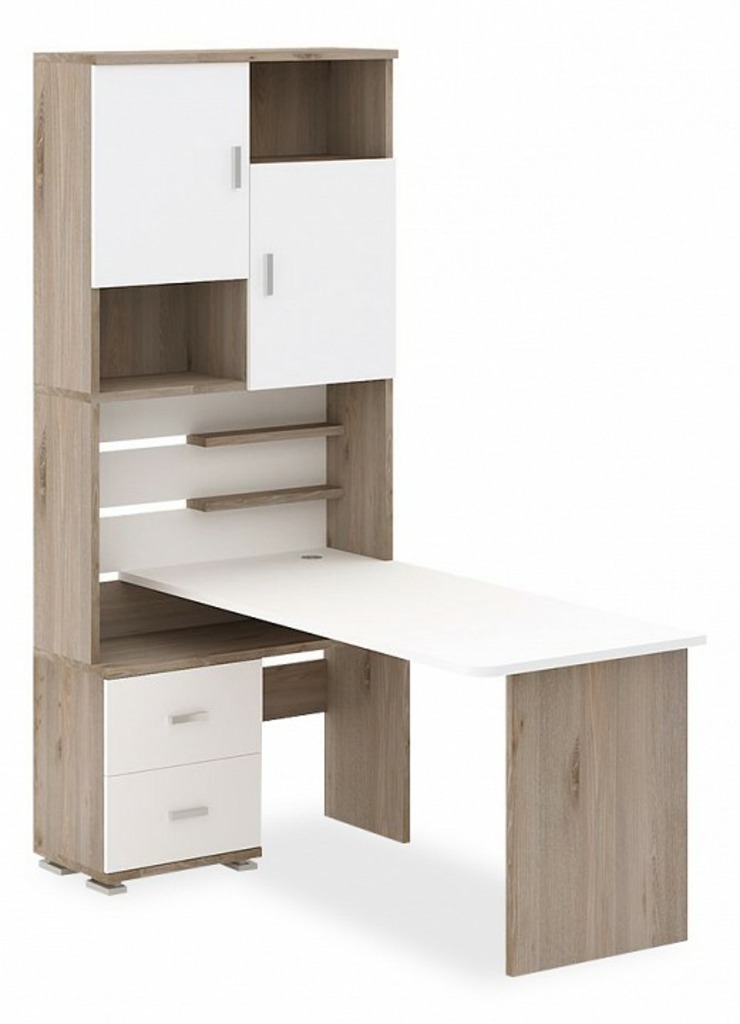 Фото Стол компьютерный Домино СР-720/160 MER_SR-720-160-NBEBE-LEV - интернет-магазин МегаТерем в Москве