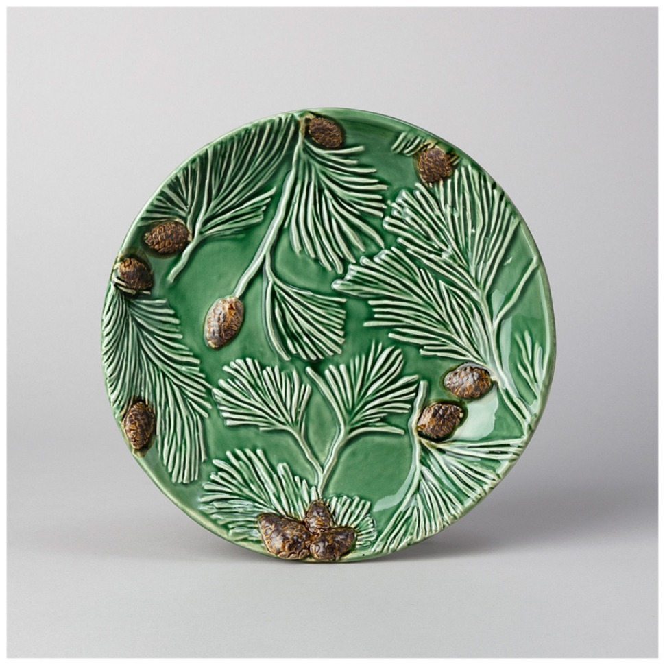 Тарелка закусочная green pine 21,5 см Lefard (145-206) Фото Тарелка закусочная green pine 21,5 см Lefard (145-206) - интернет-магазин МегаТерем в Москве