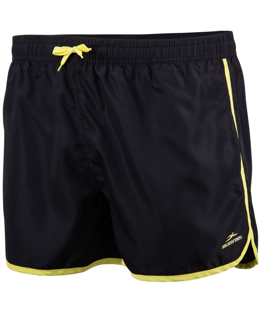 Фото Шорты для плавания 25DEGREES Station Black/Lime, полиэстер (2114163) - интернет-магазин МегаТерем в Москве