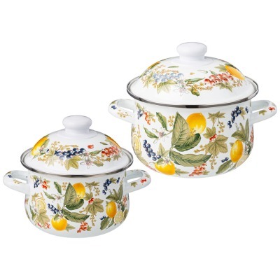 Набор кастрюль agness эмали...