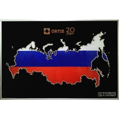 Картина Карта России с лого...