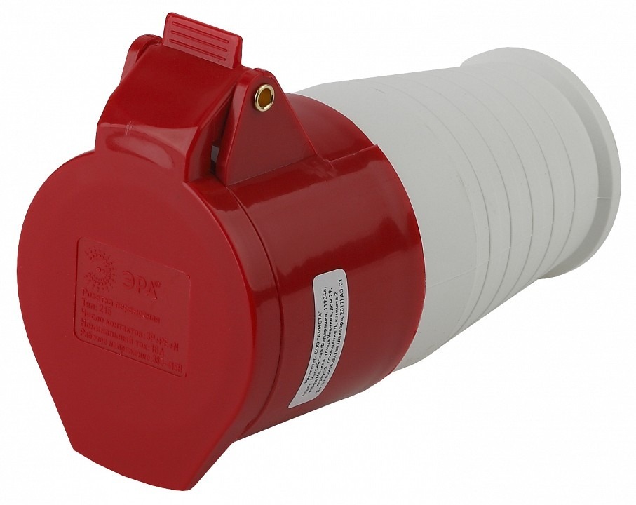 Фото Розетка с заземлением Эра  R-16-3P-PE-N-IP44 ER_B0032863 - интернет-магазин МегаТерем в Москве