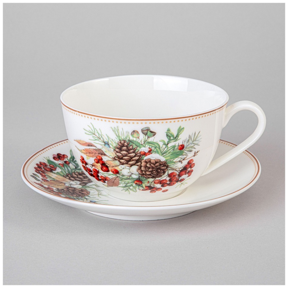 Фото Чайная пара lefard морозко 300 мл  (85-2060)  - интернет-магазин МегаТерем в Москве