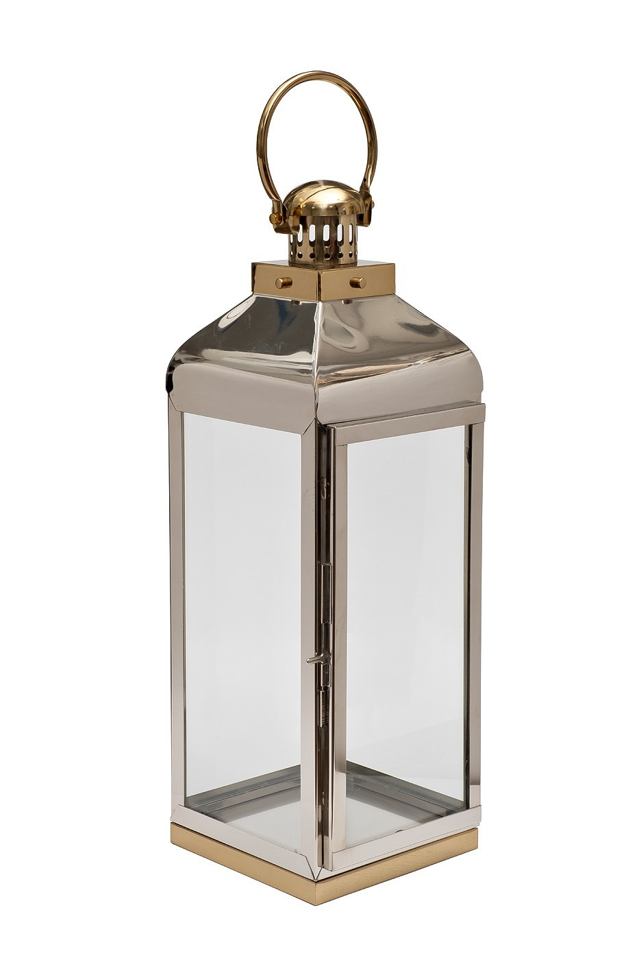 Фото Подсвечник нерж.сталь/стекло h60 см (TT-00011214) - интернет-магазин МегаТерем в Москве