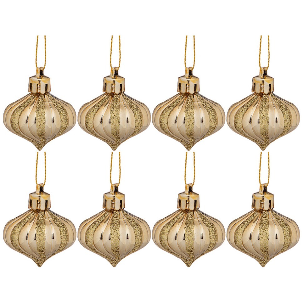 Декоративное изделие:набор подвесок из 8 шт.высота=4 см Lefard (858-101) Фото Декоративное изделие:набор подвесок из 8 шт.высота=4 см Lefard (858-101) - интернет-магазин МегаТерем в Москве