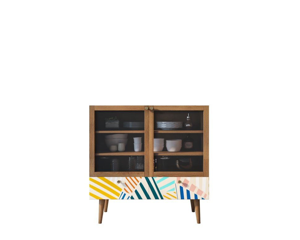 Фото Буфет низкий Berber принт 42 арт BB47/Print_42-ET - интернет-магазин МегаТерем в Москве