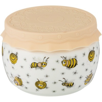 Банка с силиконовой крышкой...