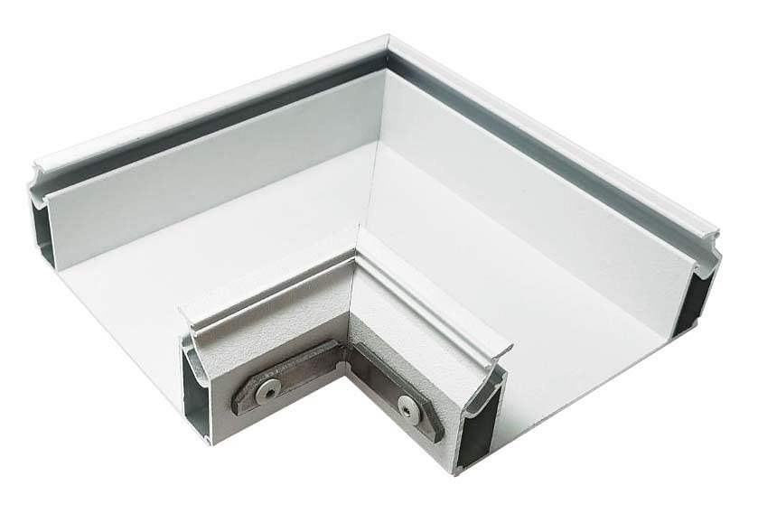 Фото Соединитель угловой L-образный встраиваемый Denkirs Flod DK5851-WH DK_DK5851-WH - интернет-магазин МегаТерем в Москве