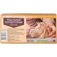 Пластилин скульптурный Globus телесный 500 г твердый ПЛС-01 (10) (66110)