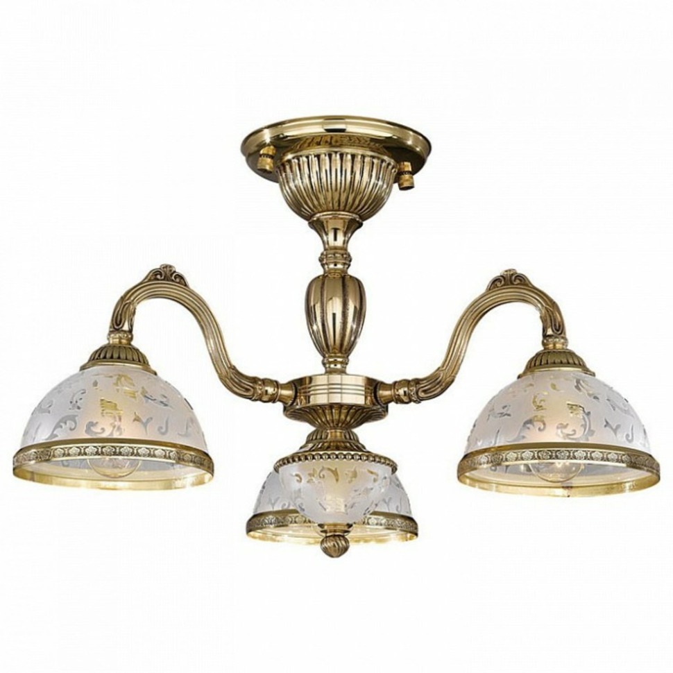 Фото Люстра на штанге Reccagni Angelo 6322 PL 6322/3 RA_PL_6322_3 - интернет-магазин МегаТерем в Москве