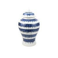 Ваза RZMV19, фарфор, blue/white, ROOMERS FURNITURE