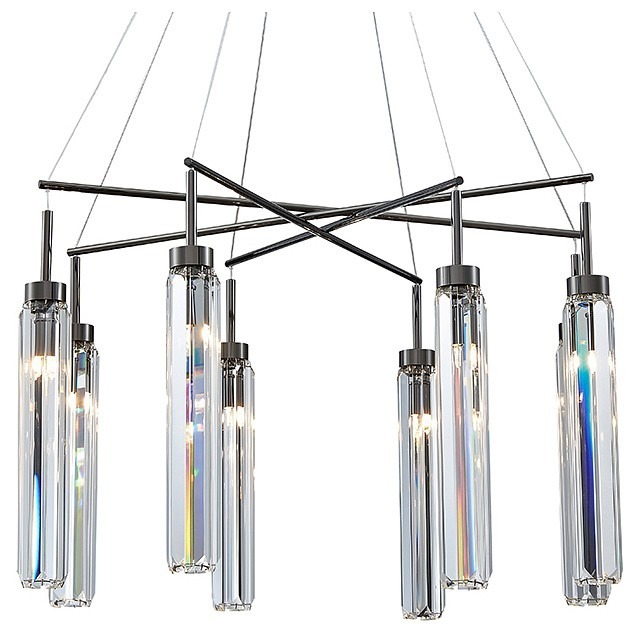 Фото Подвесная люстра Newport 4520 4524+4/S black glossy NWP_M0068549 - интернет-магазин МегаТерем в Москве