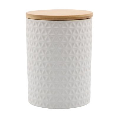 Банка для хранения керамическая farah, 900 мл, белая (73997)