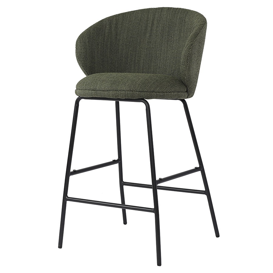 Фото Стул полубарный comfy, рогожка, шпинат (77341) - интернет-магазин МегаТерем в Москве