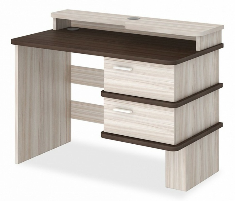 Фото Стол компьютерный Домино СД-15 C MER_SD-15-C-NM-KSHK-CH - интернет-магазин МегаТерем в Москве