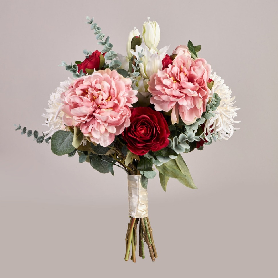 Фото Цветочная композиция  метафора ширина 43 см*высота 45 см- без упаковки Текстильный Мир (23-2473) - интернет-магазин МегаТерем в Москве