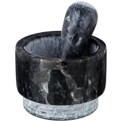 Двухсторонняя ступка agness с пестиком диаметр 14 см высота 10,5 см (925-116) 