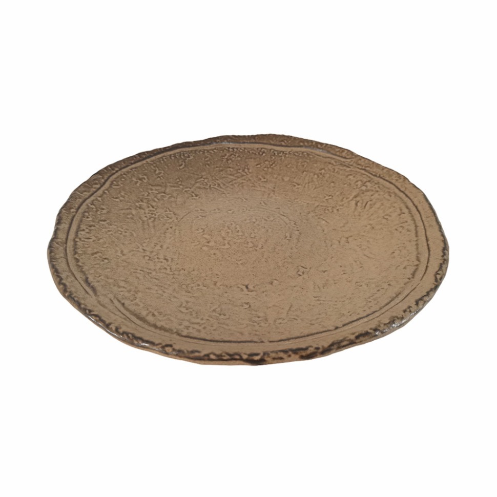 Фото Тарелка 25B-28-11, 31 см, ручная работа/каменная керамика, grey, ROOMERS TABLEWARE - интернет-магазин МегаТерем в Москве