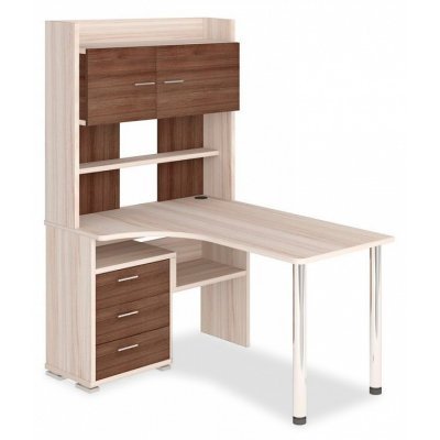 Стол компьютерный Домино СР-133-140 MER_SR-133-140-KSH-CH-LEV