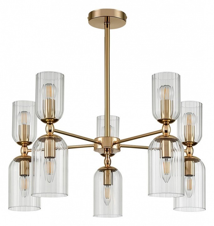 Фото Люстра на штанге Lumion Kassia 6586/10 LMN_6586_10 - интернет-магазин МегаТерем в Москве