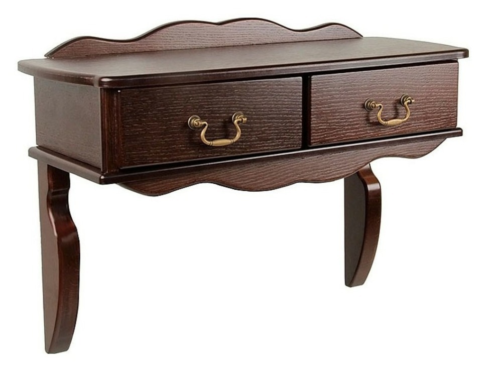 Фото Стол туалетный Берже 20 темно-коричневый ML_Berge_20_darkbrown - интернет-магазин МегаТерем в Москве