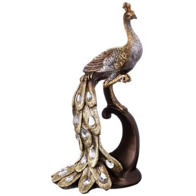 Фигурка "павлин" 11*13*25 см. серия "махараджи" Lefard (146-738)