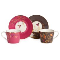 Чайный набор lefard "golden birds" на 2 пер. 4 пр. 220 мл (419-129) 